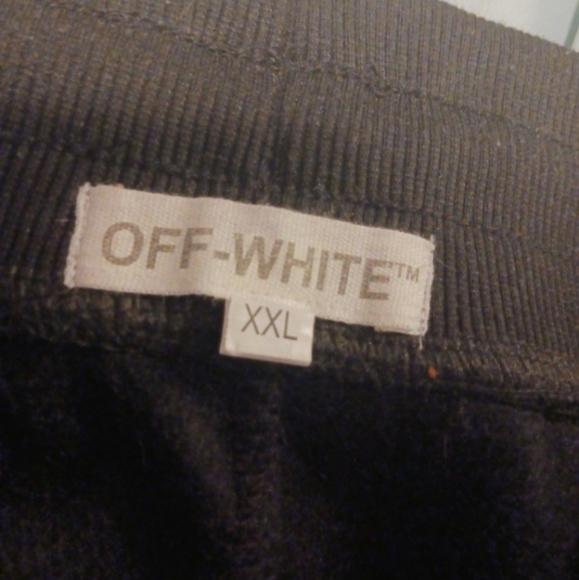 Off White red/black sweat pants